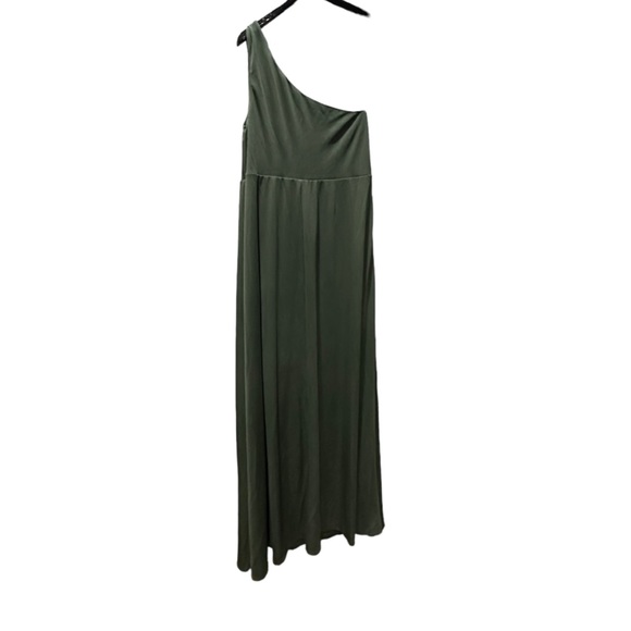 🎉HP🎉 Birdy Grey KIRA DRESS CREPE OLIVE CURVE 2X NEW NWT BRIDESMAID WEDDING - Picture 4 of 5